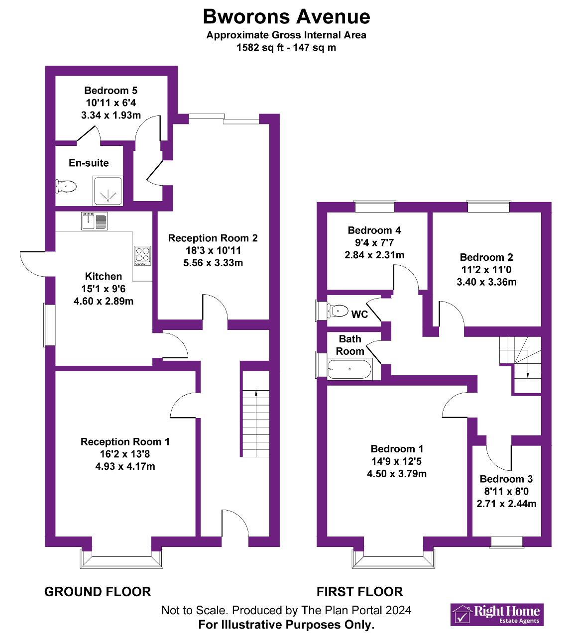 Floorplan of BOWRONS AVENUE, WEMBLEY, MIDDLESEX, HA0 4QP