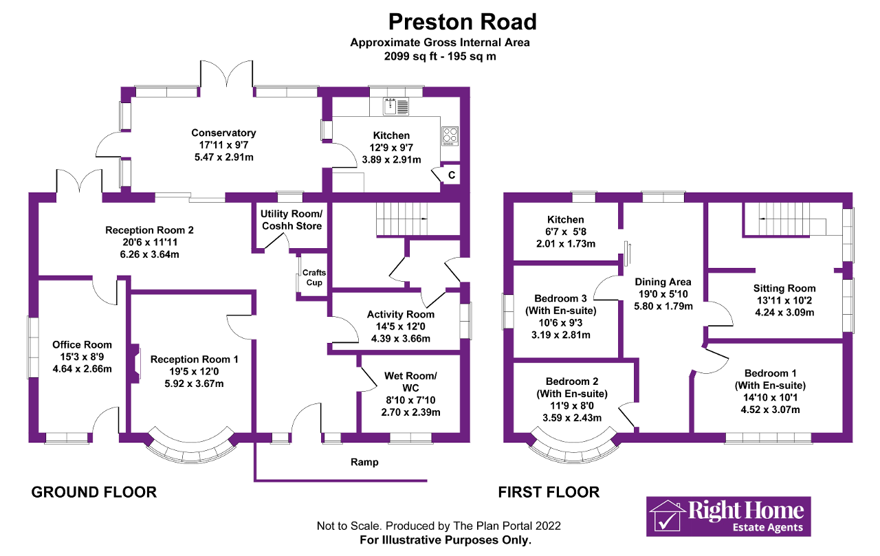 Floorplan of PRESTON ROAD, WEMBLEY, MIDDLESEX, HA9 8NL